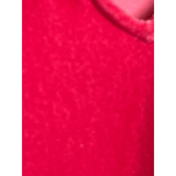 Sedge Top Womens Medium Shirt Velour Velvet Pink Blouse Boho Ruffles Casual Fall - Picture 14 of 15